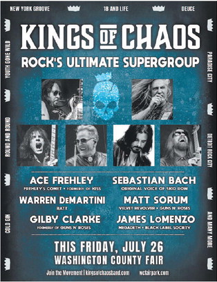 Kings Of Chaos To Replace Stone Temple Pilots At Fair