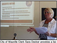 Mayville Clerk Provides Behind-The-Scenes Look At City’s Election Process