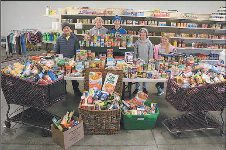 Youth Collect 1,260 Pounds Of Food For Pantry