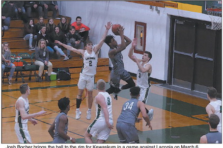 KHS Boys Bow Out Of Tournament At Laconia;   Finish With 11-13 Record