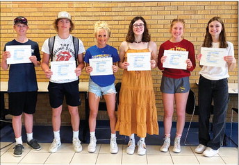 CHS April Students of the Month