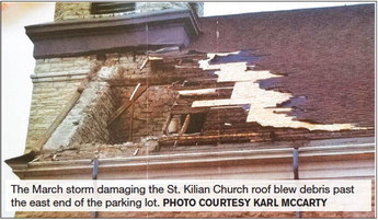 Storm Damage at St. Kilian Church