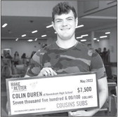 Cousins Subs Awards $20,000 in  Scholarships to Student/Athletes