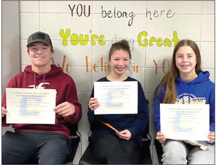C.H.S. January Students of the Month