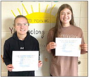 C.H.S. May Students of the Month