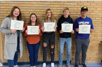 C.H.S. October Students of the Month