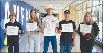 C.H.S. April Students of the Month